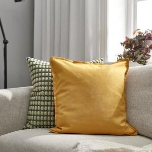 Yellow Cotton Pillowcase 20x20